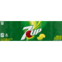 7 UP Cool Drink Soda, Lemon Lime Flavored, 12 Pack