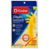 O-Cedar Gloves, Handsaver, Medium - 1 Each