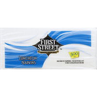 First Street Napkins, Luncheon, One-Ply - 500 Each