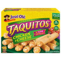 Jose Ole Chicken & Cheese Large Taquitos - 15 Each