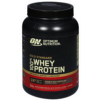 Optimum Nutrition Protein Powder Drink Mix, 100% Whey Protein, Double Rich Chocolate - 24.05 Ounce