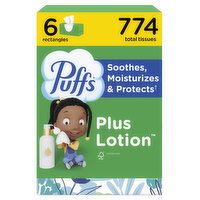 Puffs Plus Lotion Facial Tissue - 6 Each