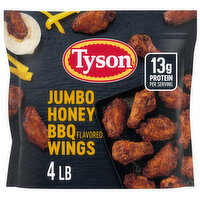 Tyson Frozen Honey BBQ Flavored Wings - 4 Pound