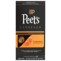 Peet's Coffee, Arabica, Espresso, Caramel, Aluminum Capsules - 10 Each