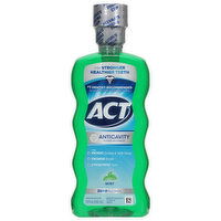 ACT Fluoride Mouthwash, Anticavity  Mint - 18 Ounce