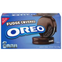 Oreo Sandwich Cookies, Fudge Covered - 7.9 Ounce