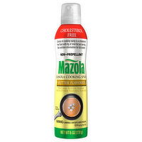 Mazola Canola Cooking Spray, Butter Flavored, Non-Propellant - 6 Ounce