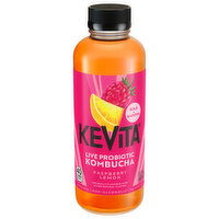 KeVita Kombucha, Raspberry Lemon - 15.2 Fluid ounce