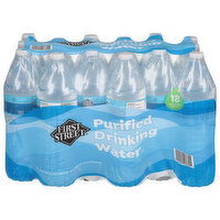 First Street Drinking Water, Purified - 18 Each