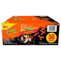 Cheetos Cheese Flavored Snacks, Flamin' Hot, Crunchy - 50 Each