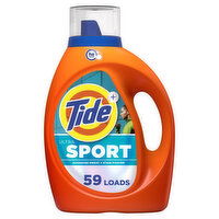 Tide Plus Febreze Sport Odor Defense Liquid Laundry Detergent, HE Compatible - 84 Fluid ounce