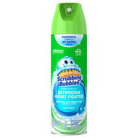 Scrubbing Bubbles Bathroom Grime Fighter, Disinfectant, Rainshower - 20 Ounce