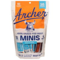 Country Archer Provisions Mild Original Minis Beef Sticks - 16 Each