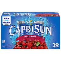 Capri Sun Juice Drink Blend, Wild Cherry - 60 Ounce