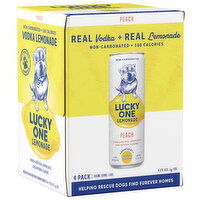Lucky One Peach Vodka Lemonade - 355 Millilitre
