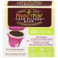 Perfect Pod Paper Filters, Reusable - 100 Each