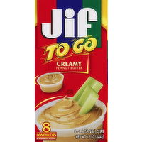 Jif Peanut Butter, Creamy - 8 Each