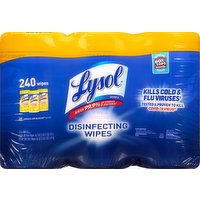 Lysol Disinfecting Wipes, Lemon & Lime Blossom Scent, 3 Pack - 3 Each