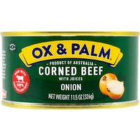 OX & PALM Corned Beef W/Juices Onion Flavor - 11.5 Ounce