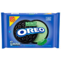 Oreo Chocolate Sandwich Cookies, Mint Flavor Creme, Family Size, 18.71 Ounce