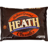 Heath Toffee Bits, Ground, Chunks, Medium - 3 Pound