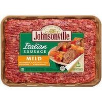 Johnsonville italian sausage ground, Mild ,16 ounce, 16 Ounce