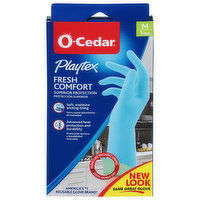 O-Cedar Gloves, Fresh Comfort, Medium - 1 Each