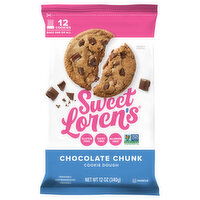 Sweet Loren's Cookie Dough, Chocolate Chunk, 12 Each