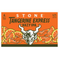 Stone Beer, Hazy IPA, Tangerine Express - 6 Each