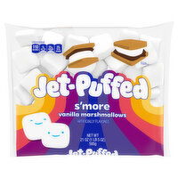 Jet-Puffed Marshmallows, Vanilla, S'more, 21 Ounce