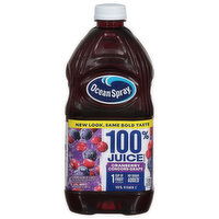 Ocean Spray 100% Juice, Cranberry Concord Grape - 64 Fluid ounce