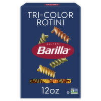 Barilla Tri-Color Rotini - Non-GMO Pasta Made with Durum Wheat Semolina & Kosher Certified Pasta - 12 Ounce