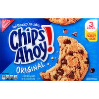 Chips Ahoy! Cookies, Chocolate Chip, Original, Family Size, 3 Each