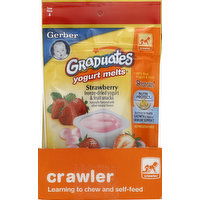 Gerber Yogurt Melts, Crawler, Strawberry, 7 Each