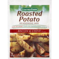 Concord Foods Seasoning Mix, Roasted Potato, Bacon & Chive Flavor, 1.25 Ounce