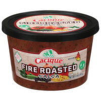 Cacique Salsa, Fire Roasted, Medium - 14 Ounce