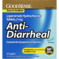 Good Sense Anti-Diarrheal, Caplets - 24 Each