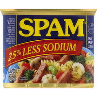 Spam Spam, Less Sodium - 12 Ounce