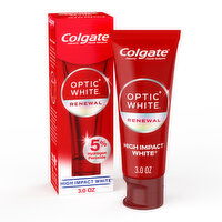 Colgate Optic White Renewal High Impact White Teeth Whitening Toothpaste - 3 Ounce