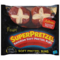 Bavarian Soft Pretzel Buns - 16 Ounce