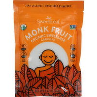 SweetLeaf Sweetener, Organic, Monk Fruit, Granular - 8.47 Ounce