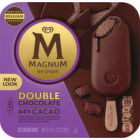 Magnum Ice Cream Bars, Double Chocolate, 3 Pack - 3 Each