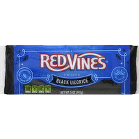 Red Vines Candy, Black Licorice, Twists - 5 Ounce