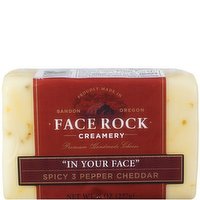 Face Rock Harvest Cheddar Peppercorn - 6 Ounce