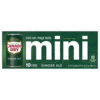 Canada Dry Ginger Ale, Mini - 10 Each