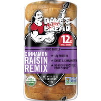 Dave Killer Bread Cinnamon Raisin Bagels 16.75 oz, 16.75 Ounce