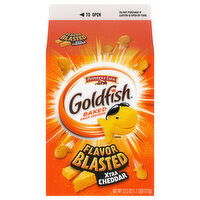 Goldfish Snack Crackers, Xtra Cheddar, Flavor Blasted, Baked, 27.3 Ounce