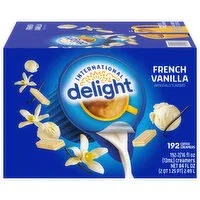 International Delight Coffee Creamer, French Vanilla, 192 Each