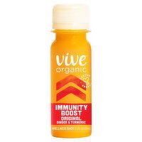 Vive Organic Wellness Shot, Original, Ginger & Turmeric, Immunity Boost - 2 Ounce