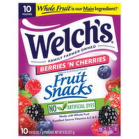Welch's Berries 'N Cherries Fruit Snacks - 10 Each